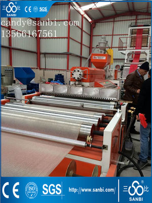 중국 50-180kg/h HDPE 필름 부는 기계 1000-2500mm 폭 ISO9001 협력 업체